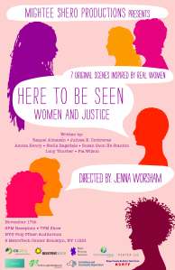 Here To Be Seen Event Poster
